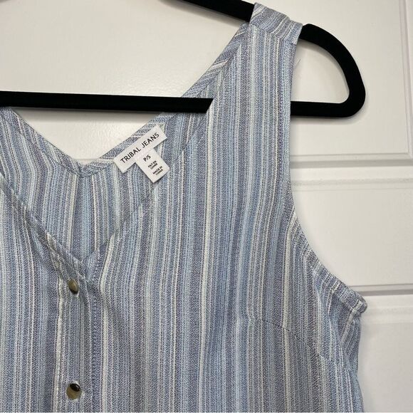 TRIBAL flowy button up cami - Picture 3 of 9